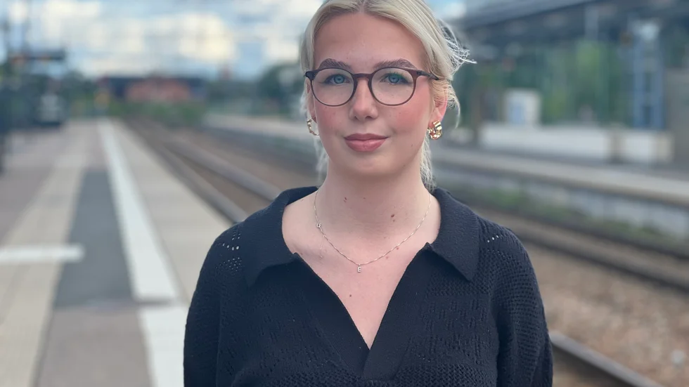 "Min kompis mamma var lokförare, då undrade jag hur man blev det", säger Elin Fahlén.