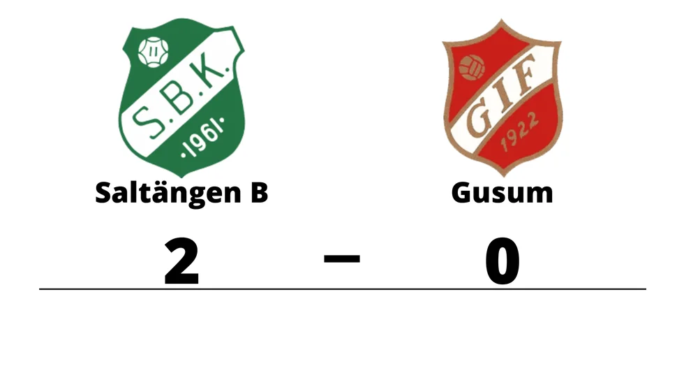 Saltängens BK B vann mot Gusums IF