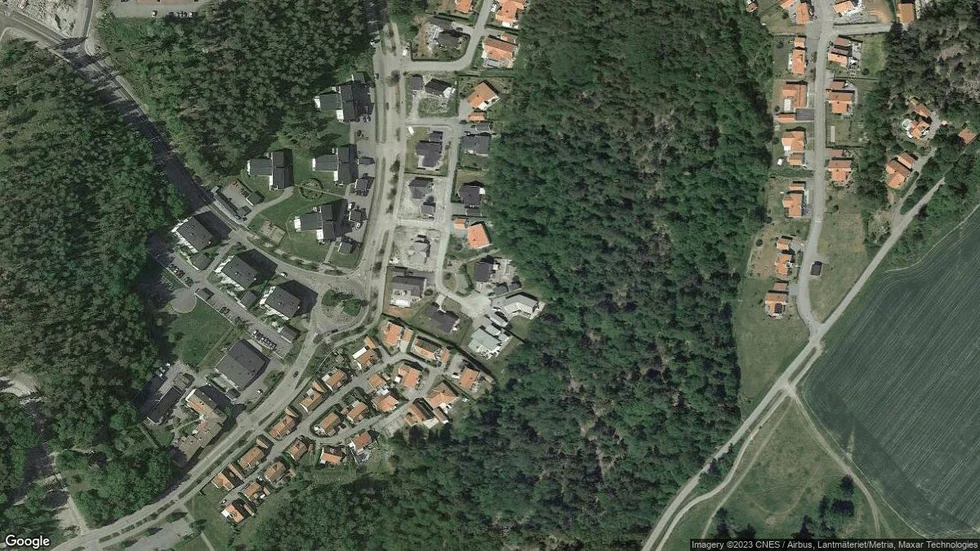 Området kring Mjölkörtsvägen 12