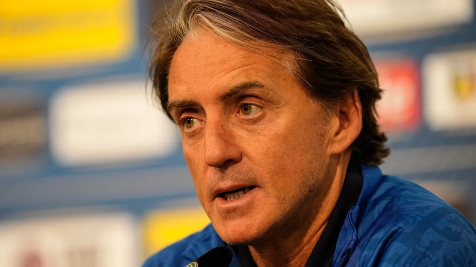 Italiens Roberto Mancini avgår som förbundskapten. Arkivbild.