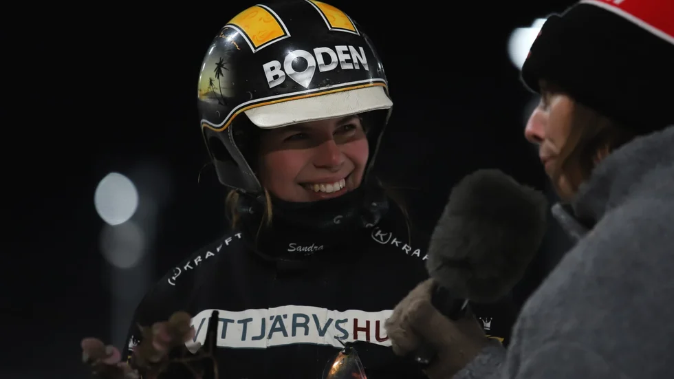 Bodenproffset Sandra Eriksson vann fyra lopp i V75 på Umåker
