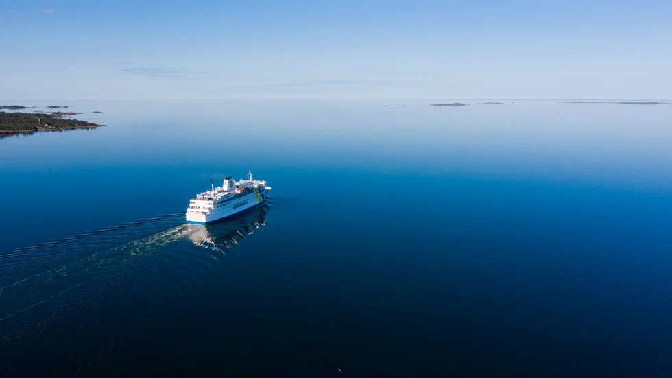Rederiet har ett fartyg mellan Åland och Grisslehamn. Vid tillfället fanns närmare 600 personer ombord. Arkivbild.