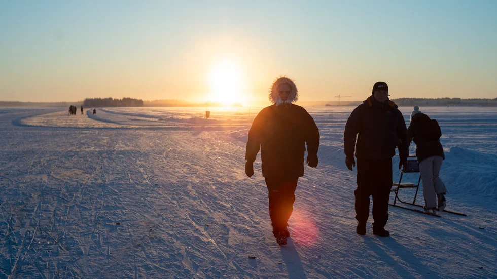 Kylan har tagit sitt grepp om Luleå under veckan.
