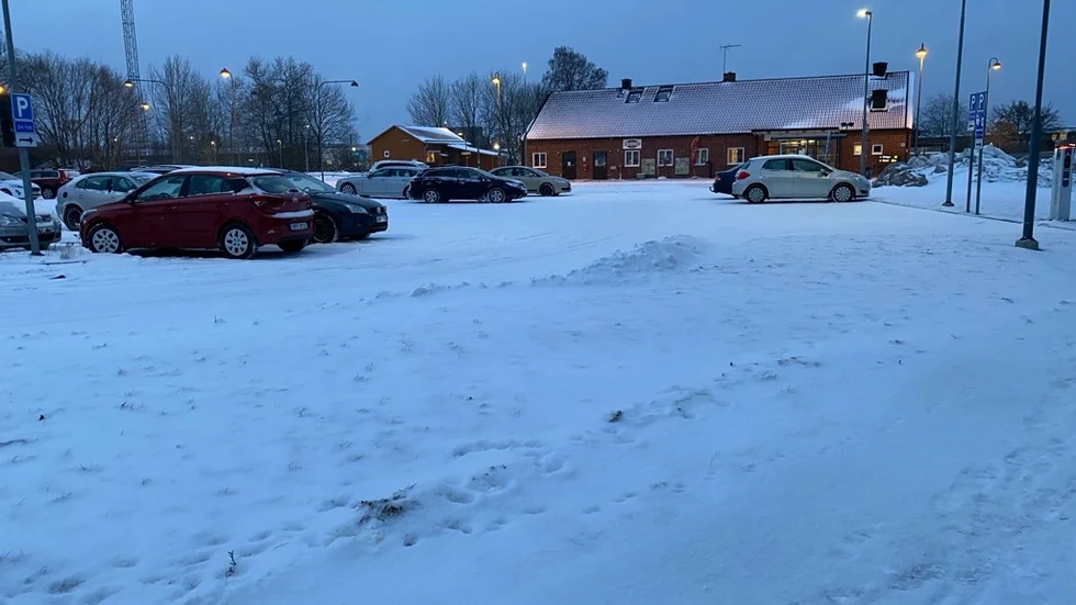 I dag, måndag, väntas ett nytt snöfall över Vimmerby.