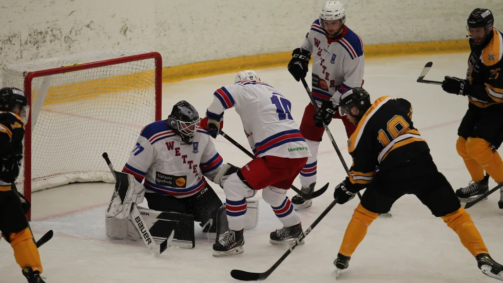 Motala AIF tryckte mestadels på mot Wetterns kasse i ett efterlängtat hockeyderby. Matchen var inte spännande, Maif var för bra, men kul att se det klassiska rivalmötet igen, tycker Jens Bollius.