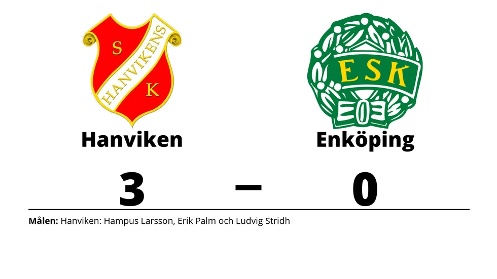 Hanvikens SK vann mot Enköpings SK