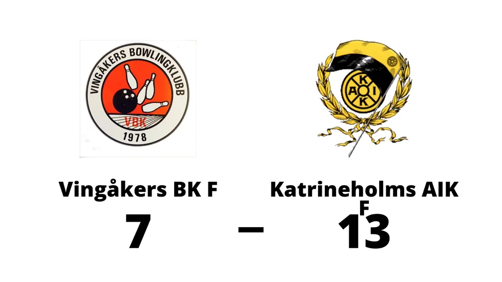 Vingåkers BK F förlorade mot Katrineholms AIK F