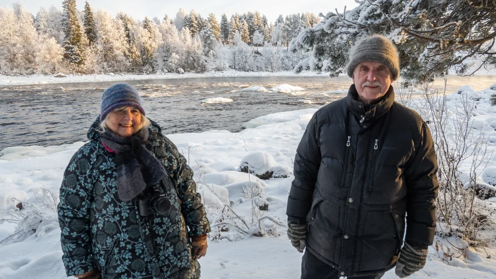 Lena Lagerstam och Bernt Selberg var med och kämpade för att Kalixälven skulle bli nationalälv.