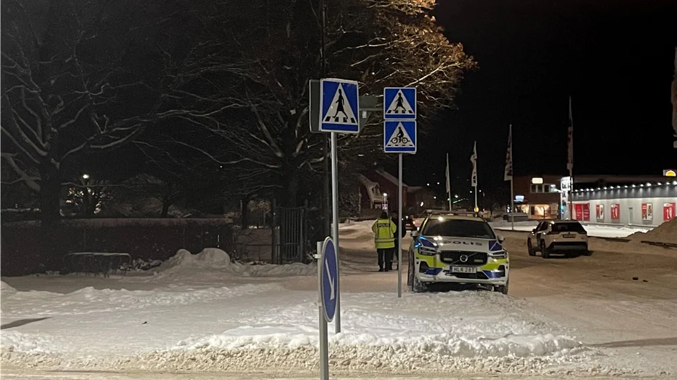 Inbrottet upptäcktes av väktare och larmade polisen.