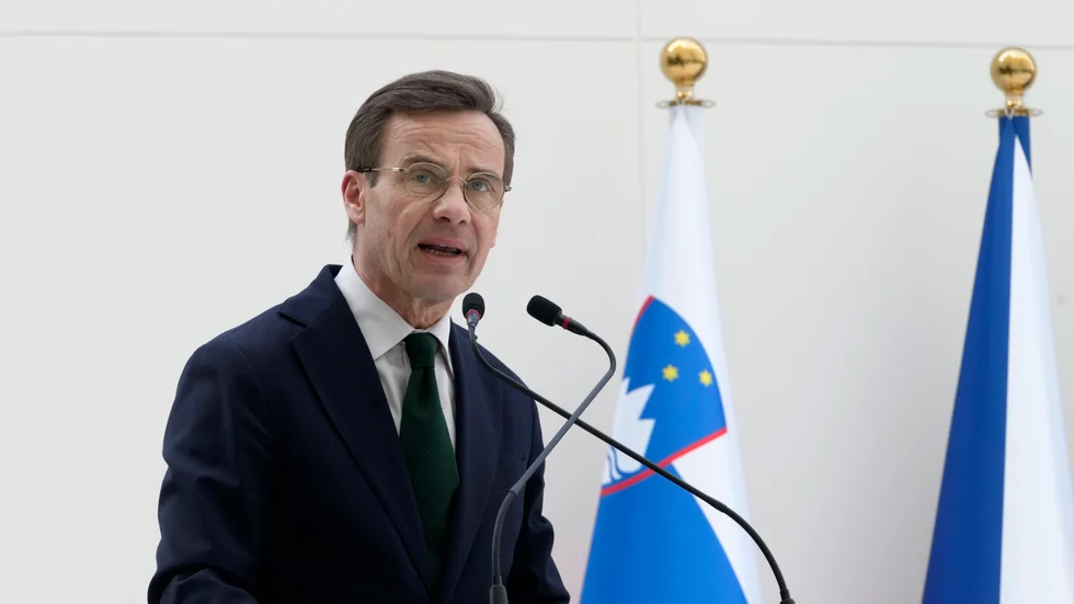 Statsminister Ulf Kristersson (M) talade på ett möte under COP28 i Dubai där ett 20-tal länder meddelade att de enats om att öka kärnkraftskapaciteten med det trefaldiga till 2050.