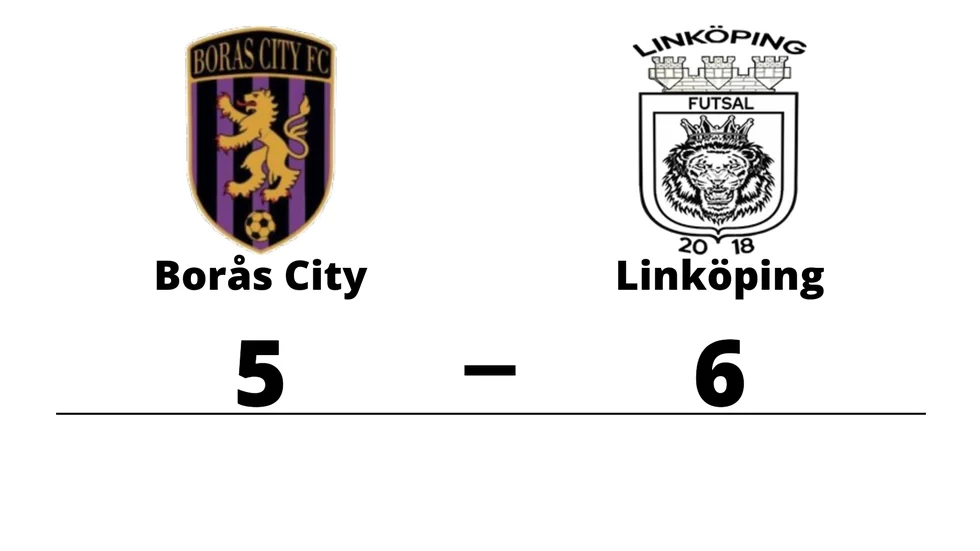 Borås City FC förlorade mot Linköping Futsal SK