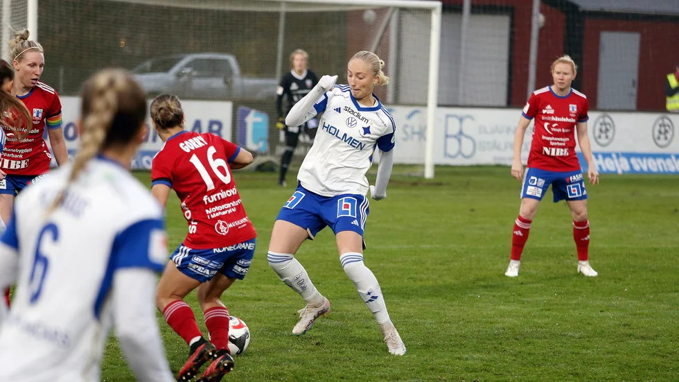 WIlma Leidhammar var en av spelarna som var riktigt bra mot Vittsjö. 