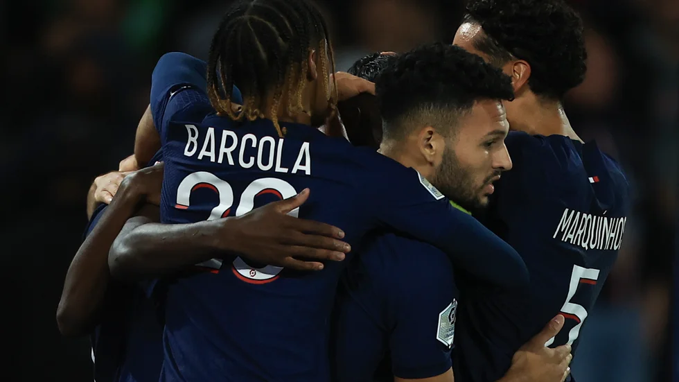 PSG vann matchen mot Marseille där tusentals supportrar ska ha sjungit homofobiska ramsor. Arkivbild.