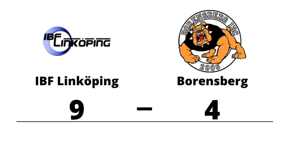 IBF Linköping U-lag vann mot Borensberg IBC