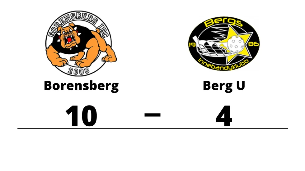 Borensberg IBC vann mot Bergs IK U-lag