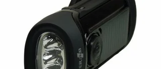Vevficklampa med solceller 