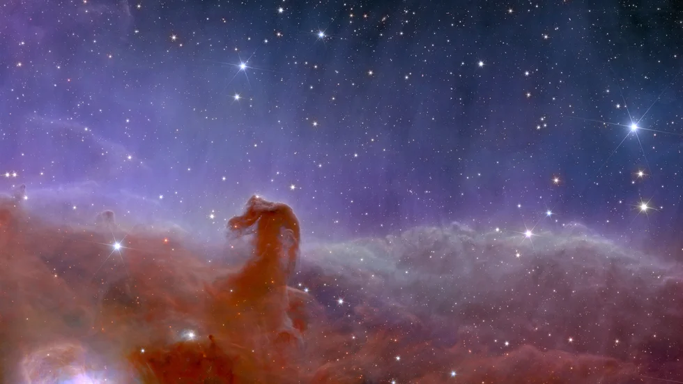Euclids bild av Hästhuvudnebulosan.