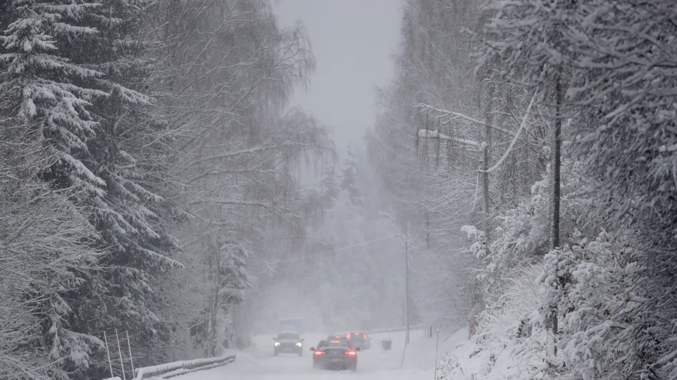 Snöoväder väntar Norrlandskusten under helgen.