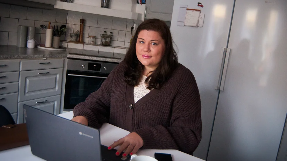 Nina Hjelm, 36, har startat företaget Nyk digital då hon tröttnade på att ge allt av sig själv till en arbetsgivare utan att få något tillbaka.
