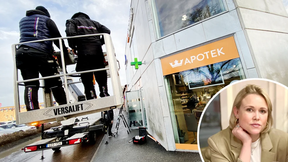 "Vår ambition är att alla 200 apotek runt om i landet ska vara klara till början av 2024", förklarar Mickaela Borg, pr och kommunikationsspecialist på Kronans apotek.