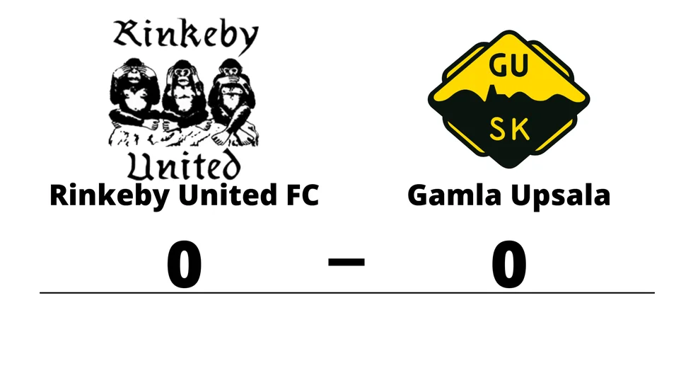 Rinkeby United FC spelade lika mot Gamla Upsala SK
