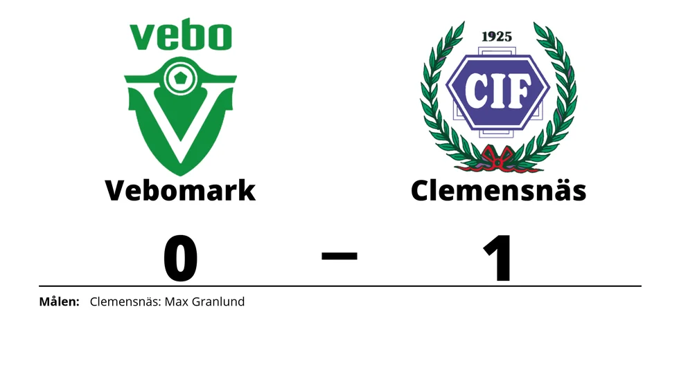 Vebomarks IF förlorade mot Clemensnäs IF