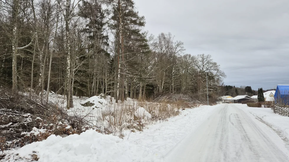 Eskilstuna kommun svarar på en tidigare insändare om planerna för Kvicksund. På bilden en del av Väsbyvägen. Skogspartiet till vänster är ett av de områden som är tänkta att bli bostäder.