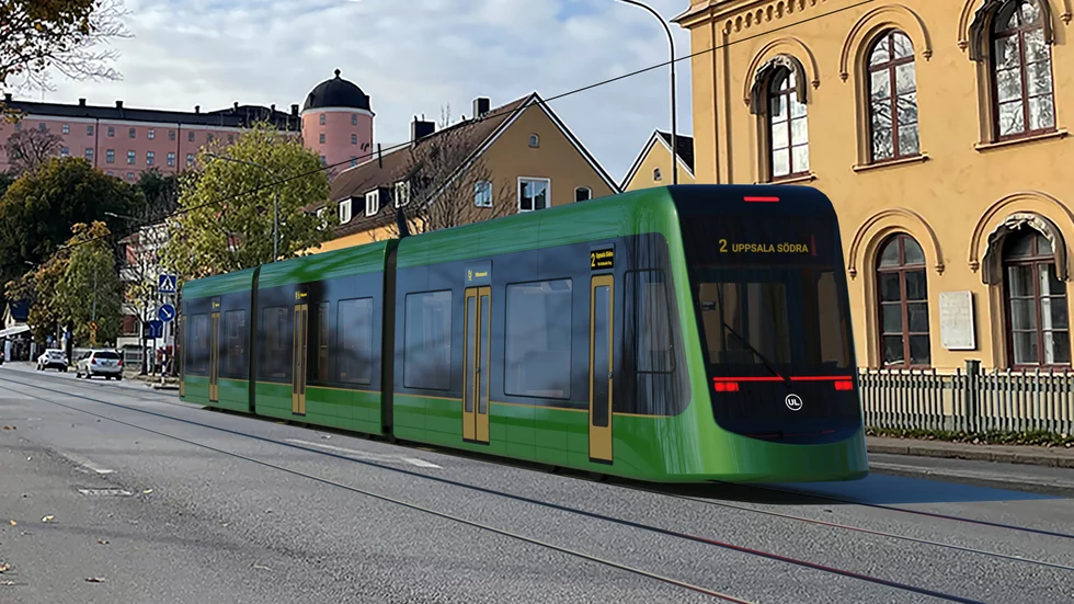 Spårvägen är en investering i ett hållbart Uppsala skriver insändarskribenten.