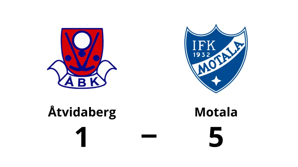 Åtvidaberg förlorade mot IFK Motala