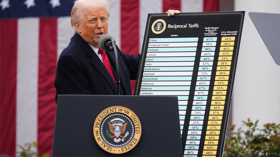 President Donald Trump chockade marknaden med beskedet om massiva tullar mot nästan hela världen den 2 april, en dag han själv kallade "Befrielsedagen".