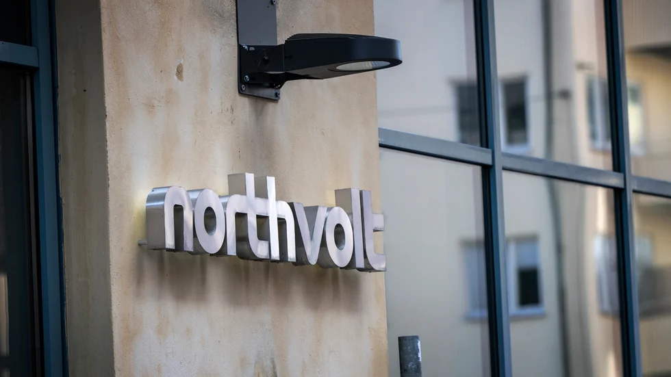 Northvolts kontor i Stockholm. Arkivbild.