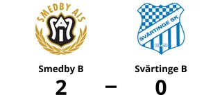 Smedby B segrade mot Svärtinge B på PreZero Arena