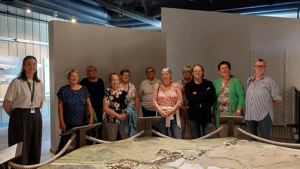 Det blev ett besök på Försvarsmuseet, Konsthallen och Fotoklubbens utställning i Boden för Visions seniorsektion.