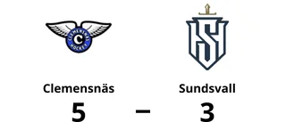 Seger för Clemensnäs – steg åt rätt håll mot Sundsvall