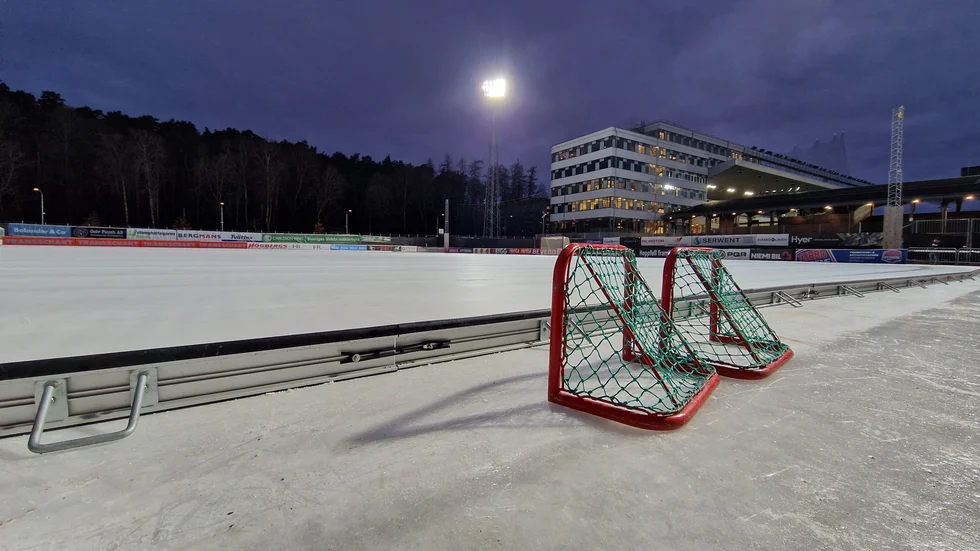 Studenternas IP på onsdagskvällen.