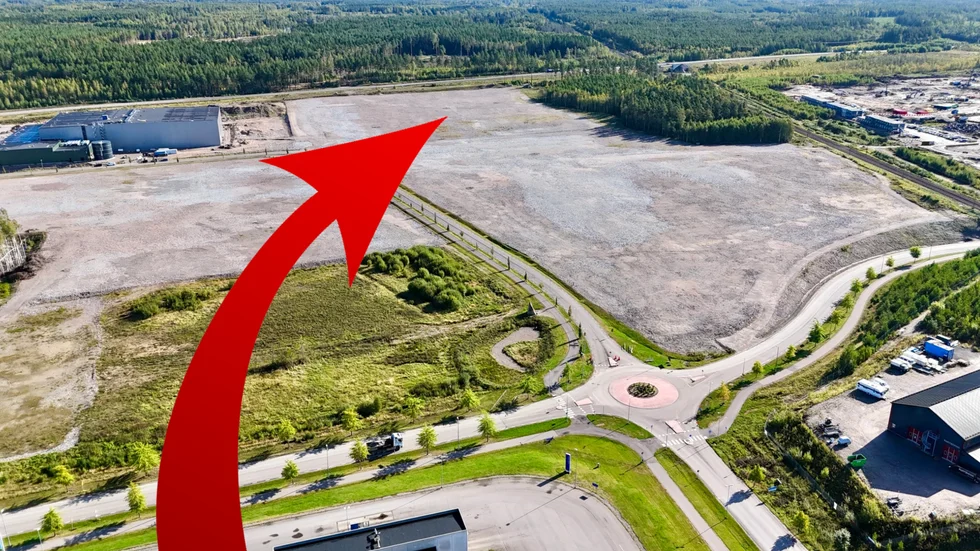 Här är det tänkt att återvinningsföretaget Revac ska ligga. 
