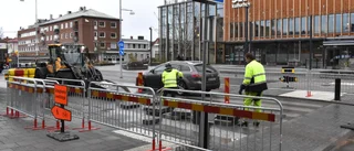 I DAG: Trångt på Kanalgatan – ett körfält stängdes av