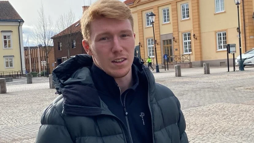Isac Andersson är inne på sin fjärde säsong i Vimmerby Hockey och har en viktig roll i lagets jakt på nytt allsvenskt kontrakt.