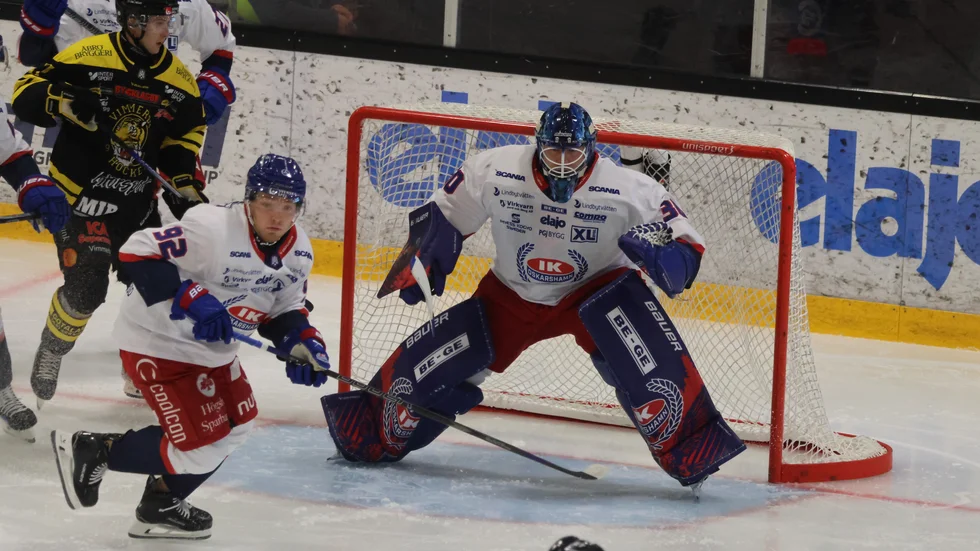 Tomas Rydén såg länge ut att hålla nollan i derbyt mot Vimmerby.