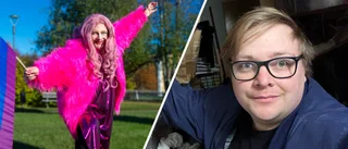 David är Tornedalens enda dragqueen: "För mig är det artisteri"