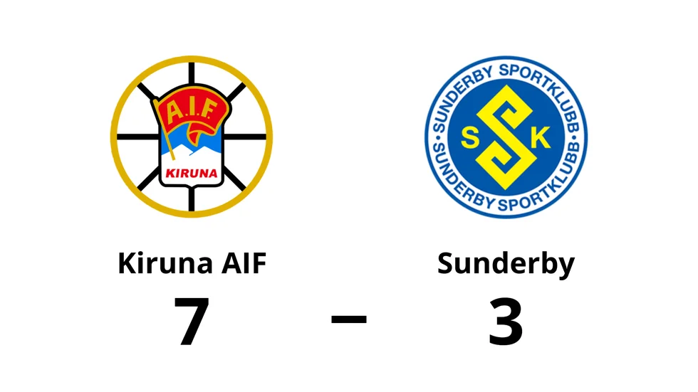 Kiruna AIF vann mot Sunderby SK