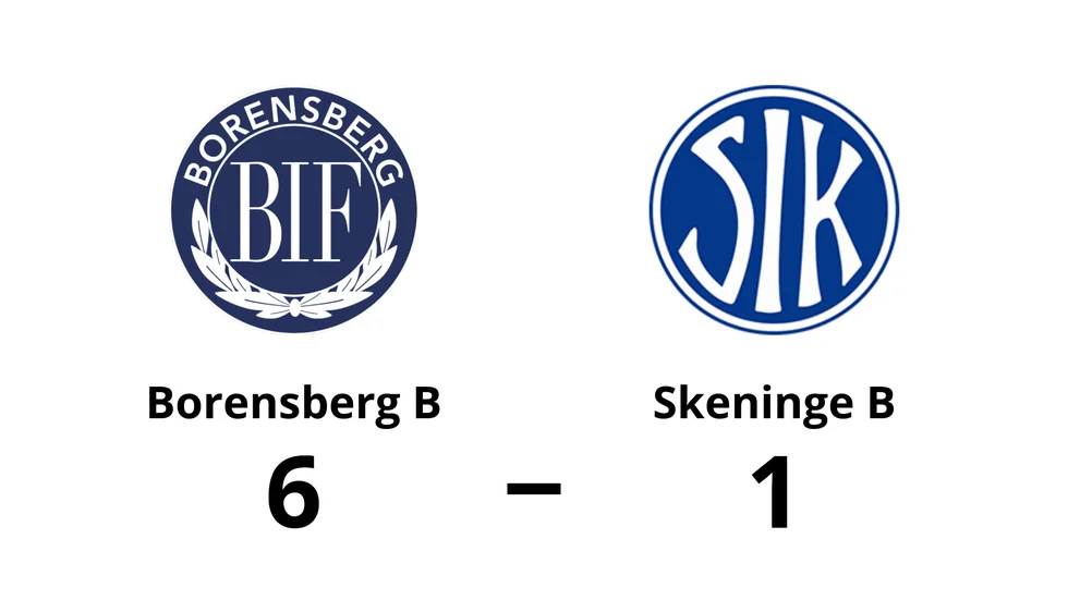 Borensberg B vann mot Skeninge IK B