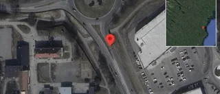 Stopp på E4 på grund av en singelolycka