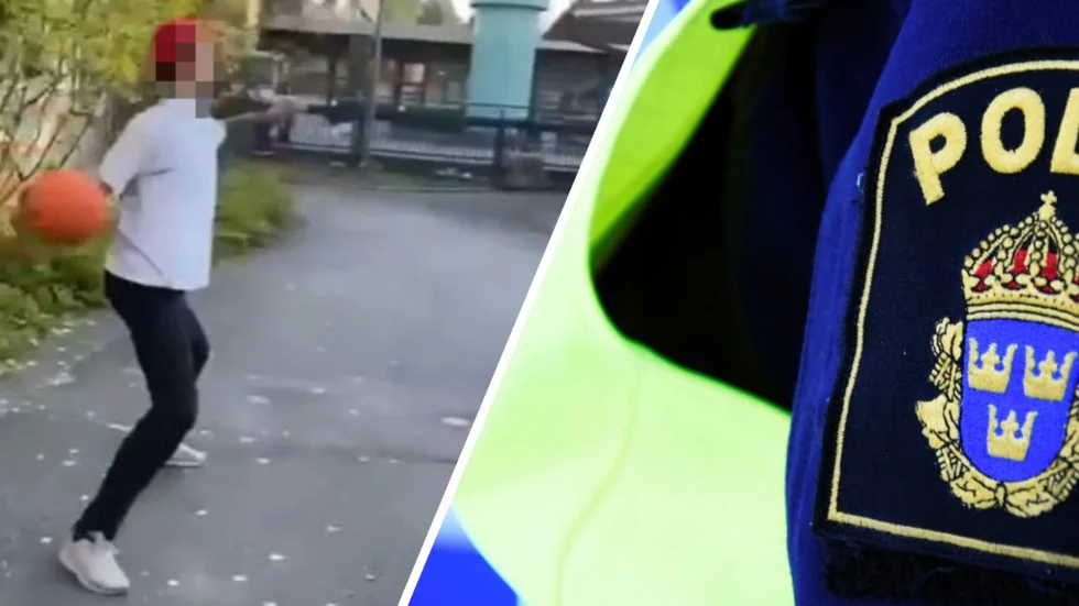 En 17-årig pojke åtalas för misshandel och olaga integritetsintrång, då han kastat en basketboll i huvudet på en liten skolflicka och sedan spridit mobilfilmer på händelsen. 