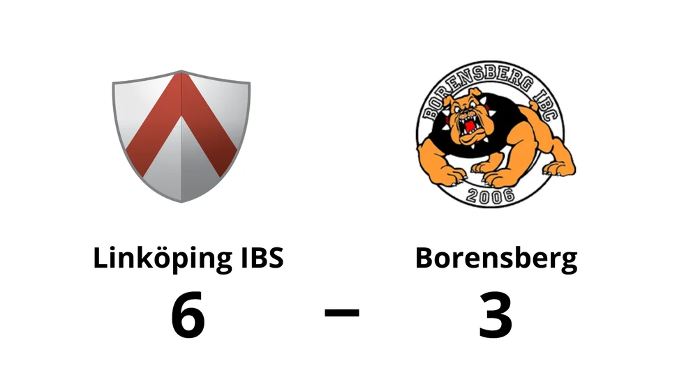 Linköpings IBS vann mot Borensberg IBC