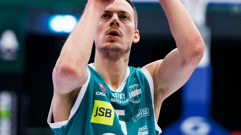 Anton Gaddefors är klar för Uppsala Basket och blir givetvis en jätteförstärkning.
Foto: Michael Campanella/Bildbyrån