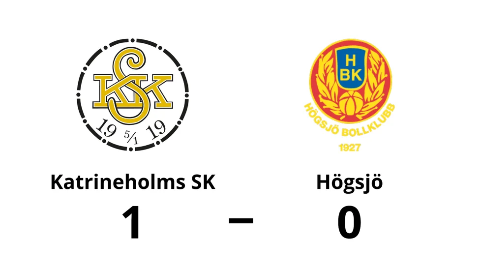 Katrineholms SK FK vann mot Högsjö BK