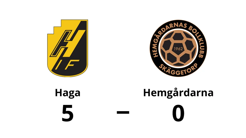 IF Haga vann mot Hemgårdarnas BK