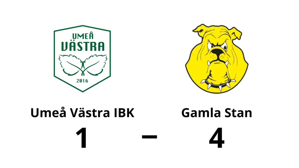 Umeå Västra IBK förlorade mot Gamla Stan IBK