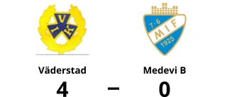 Väderstad för tuffa för Medevi B – förlust med 0-4